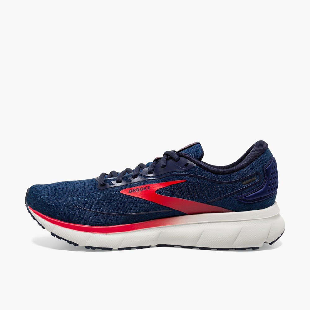 Chaussure de Marche Brooks Trace 2 with Adaptive Cushioning Blanche Orange Bleu Homme | PWV-3536417